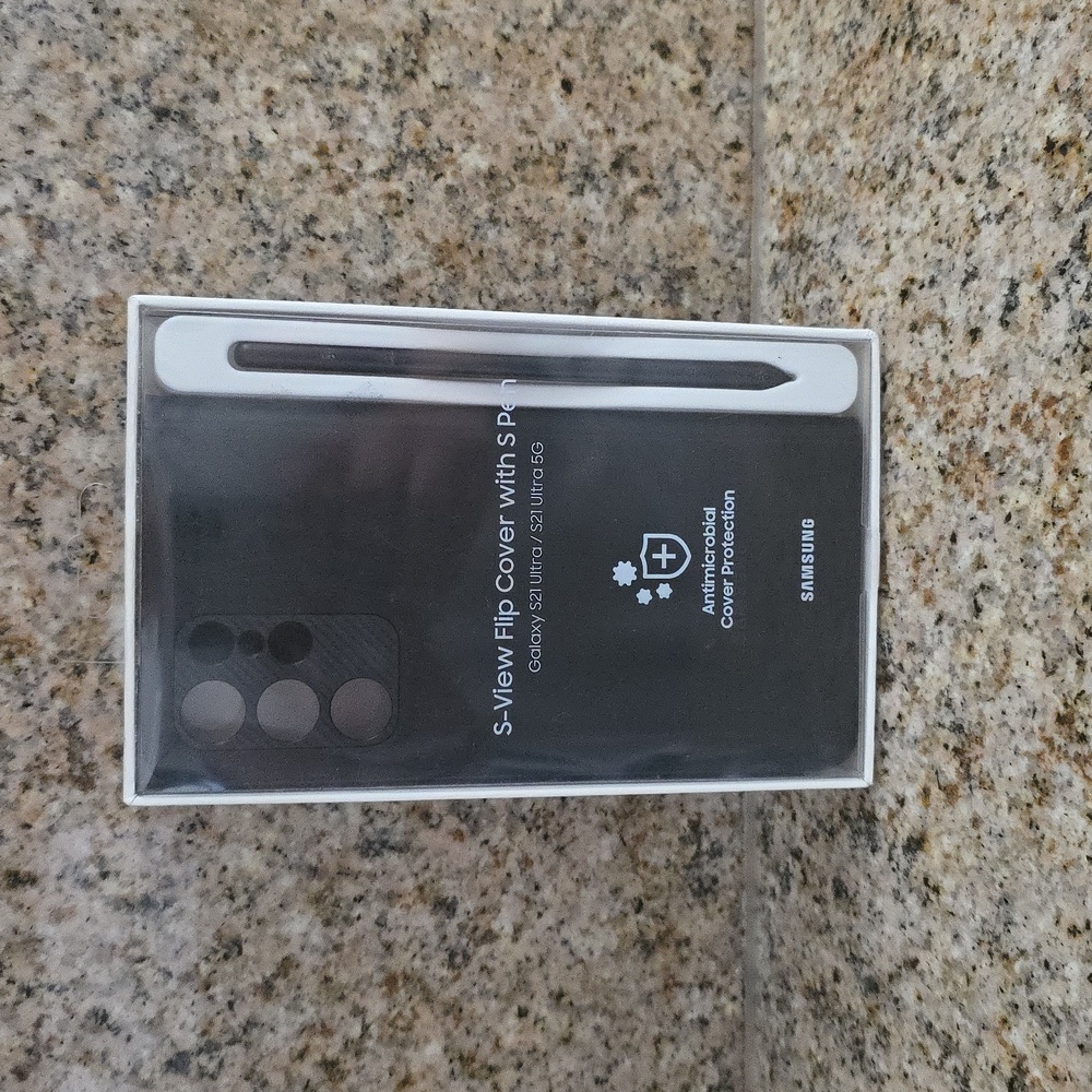 Samsung Black S-View Flip Cover with S Pen